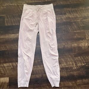 Lululemon Athletica dance studio jogger mid rise misty light baby pink pant 6